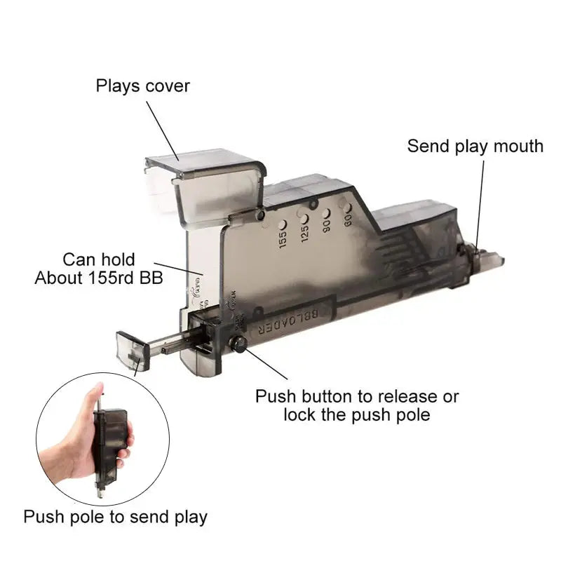 Plastic Airsoft BB Quick Loader GLR SHOPPING