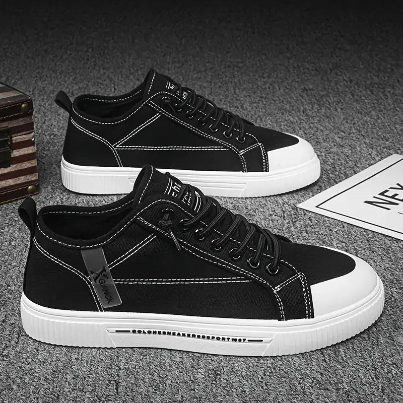 Breathable Canvas Sneakers for Men GLR SHOPPING