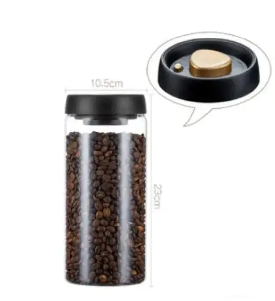 Vacuum Sealed Glass Storage Jar Set GLR SHOPPING