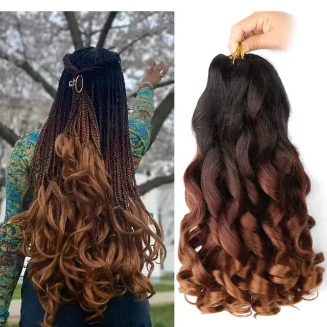 French Curl Braiding Synthetic Hair GLR SHOPPING