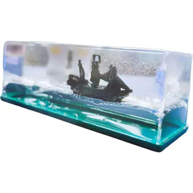 Ship Fluid Drift Bottle Home Decoration GLR SHOPPING