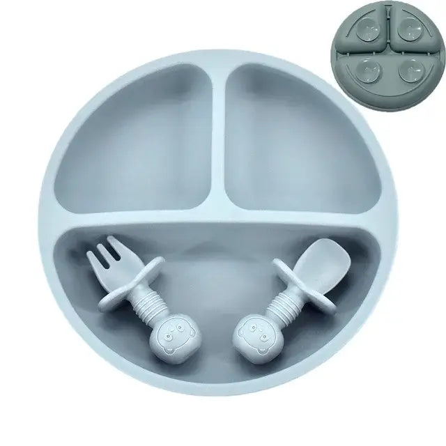 Baby Silicone Plate Set