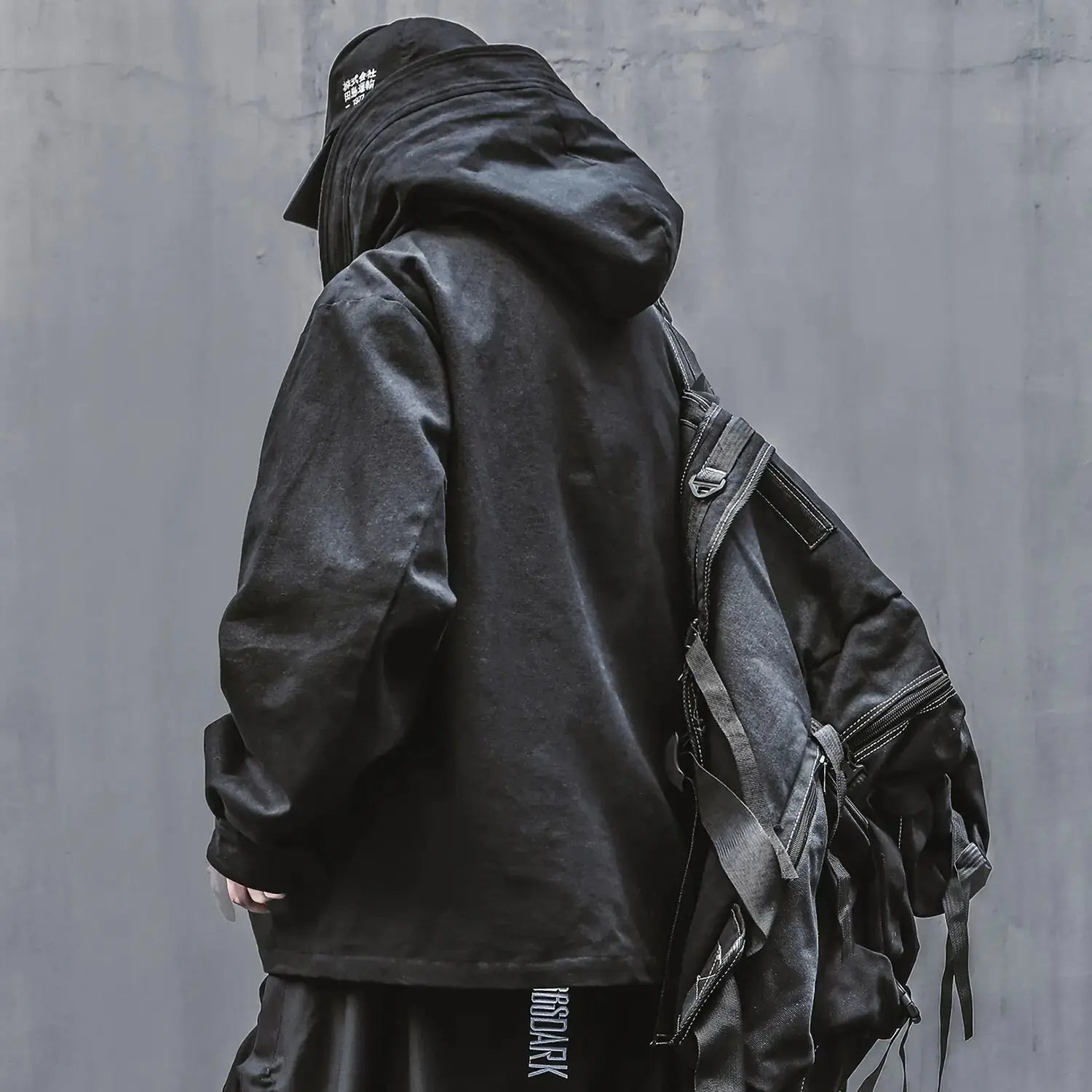 Turtleneck Hooded Zip Up Jacket For Men GLR SHOPPING
