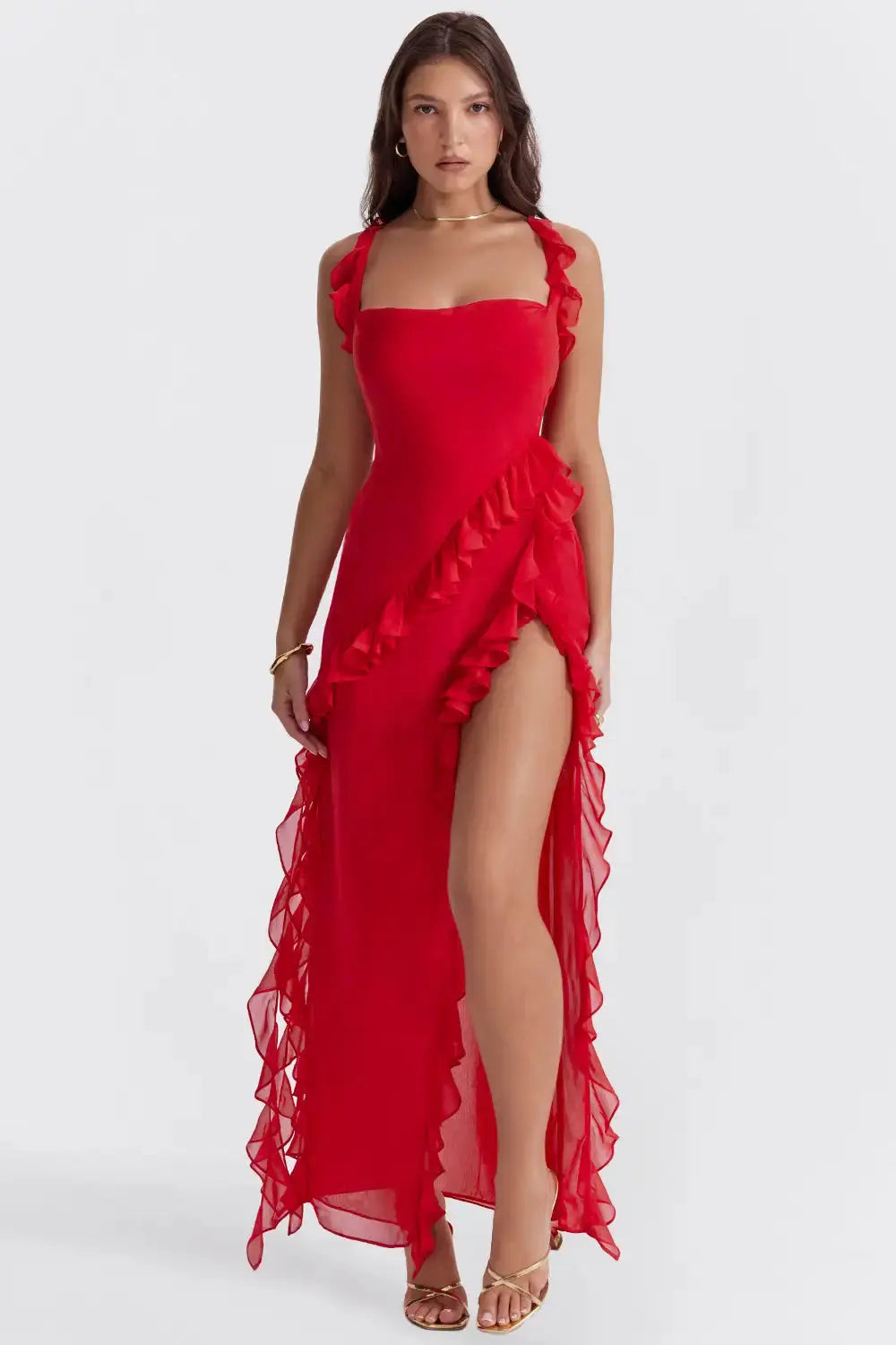 Sexy Ruffles Summer Dress GLR SHOPPING