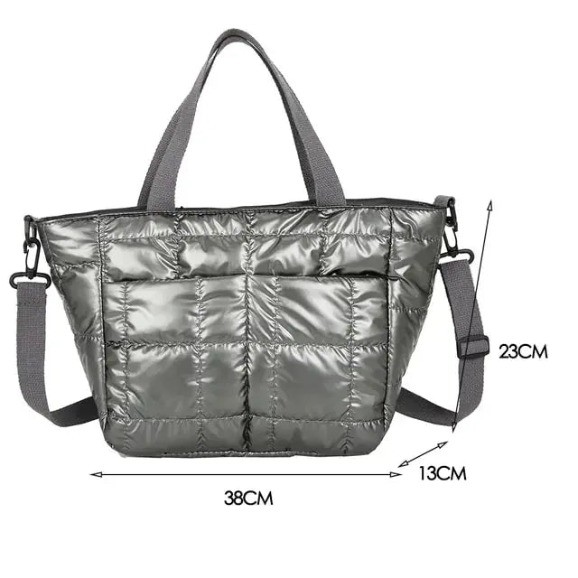 Fashion Large Tote Padded Handbags - GLR SHOPPING