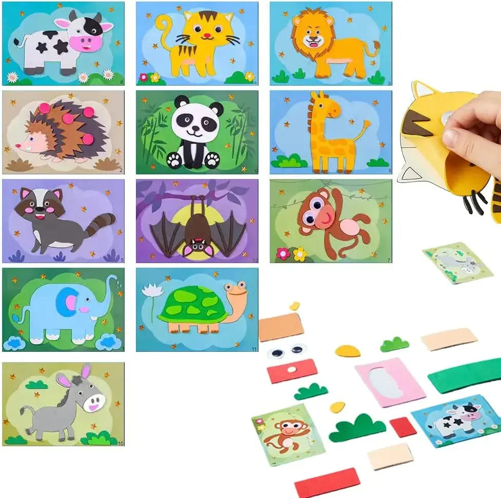 3D Sticker Puzzles (12 Sheets) GLR SHOPPING