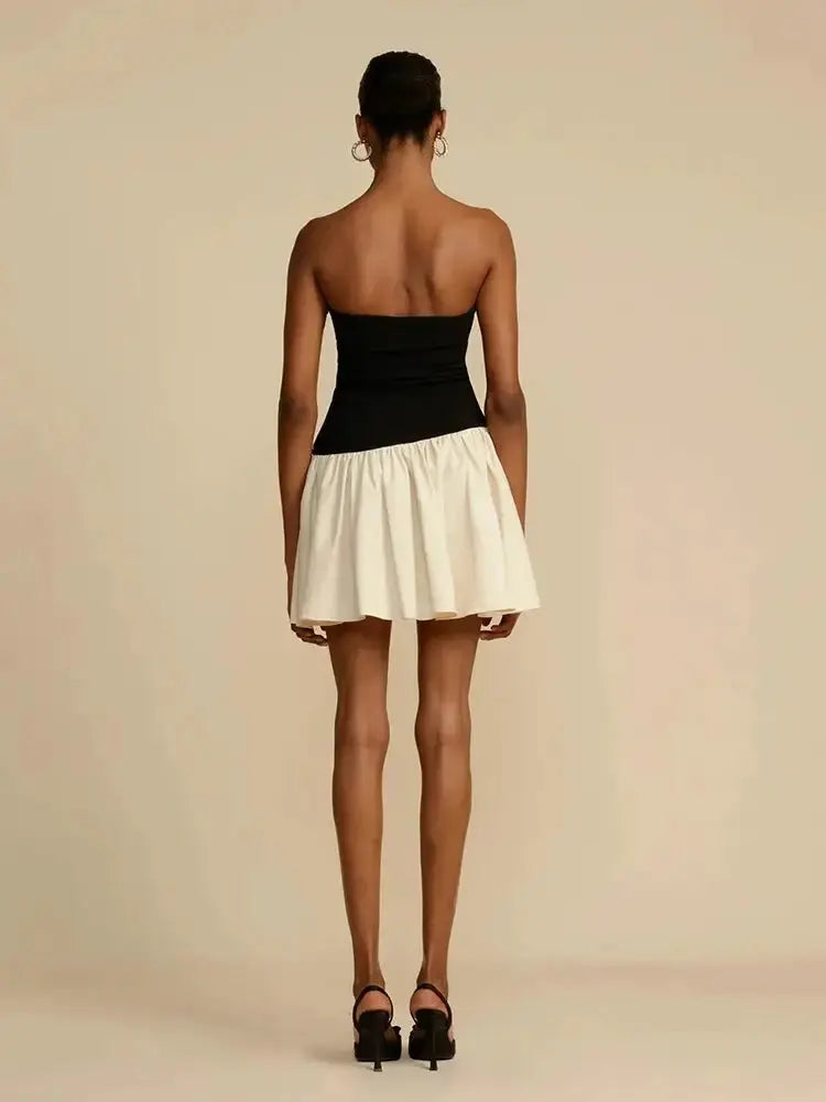 Slim Folds Bodycon Splice Dress GLR SHOPPING