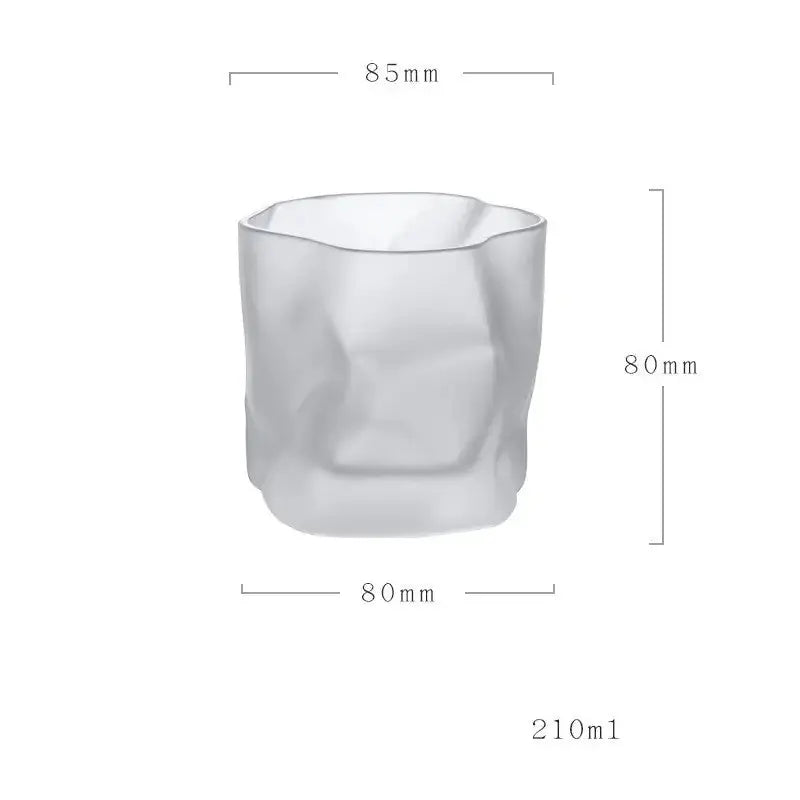 Unique Irregular-Shaped Whiskey Glass GLR SHOPPING