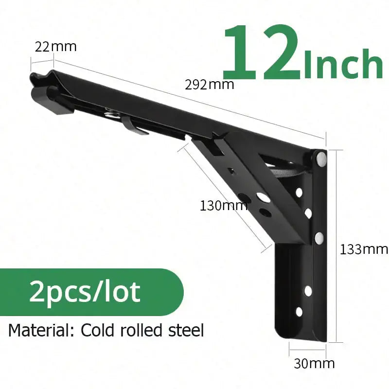 Folding Shelf Brackets Heavy Duty GLR SHOPPING
