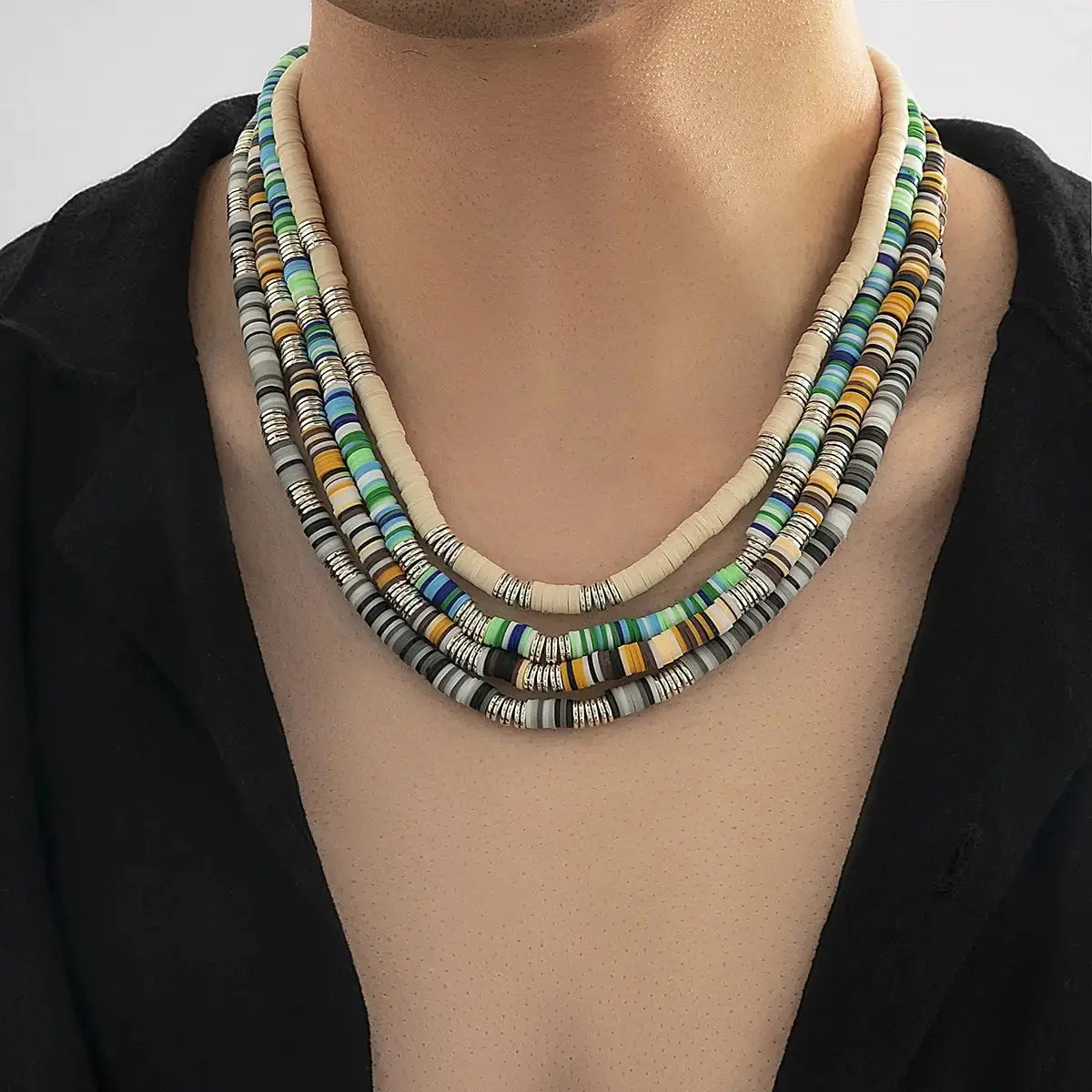 Soft Clay Beads Choker Necklaces GLR SHOPPING