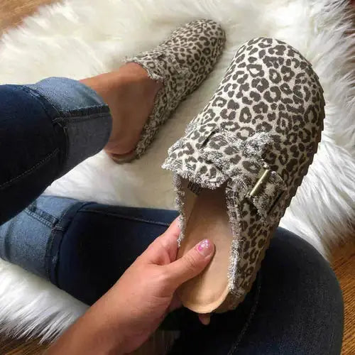 Women's Flat Heel Round Toe Loafers GLR SHOPPING