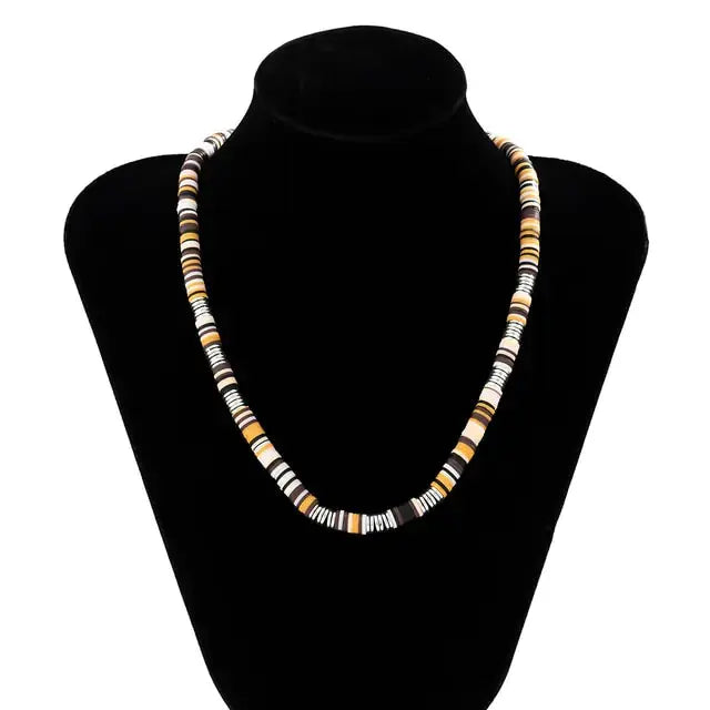 Soft Clay Beads Choker Necklaces GLR SHOPPING