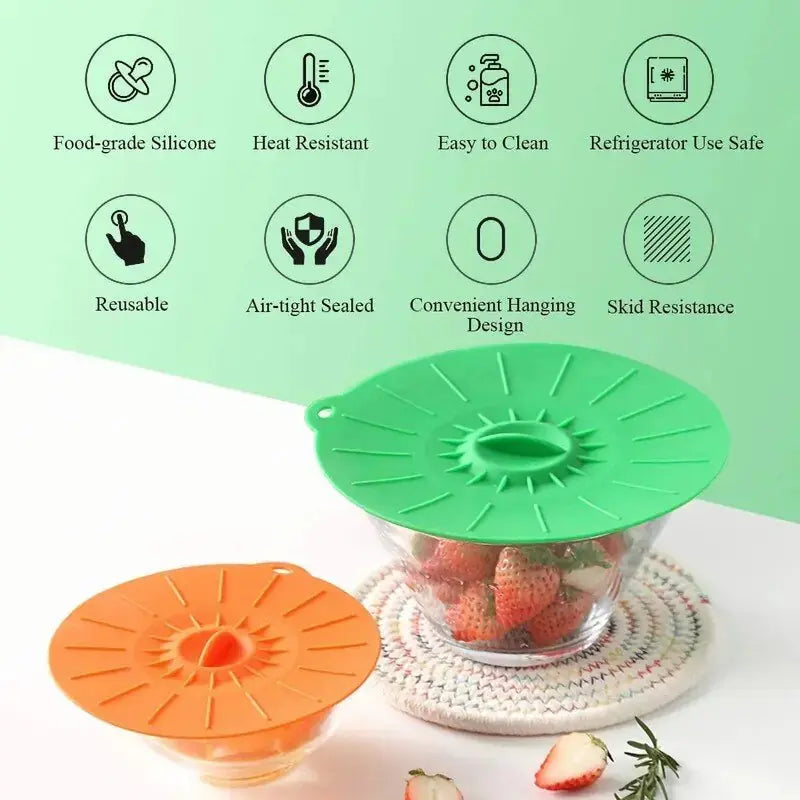 Silicone Suction Lid Cover Set GLR SHOPPING