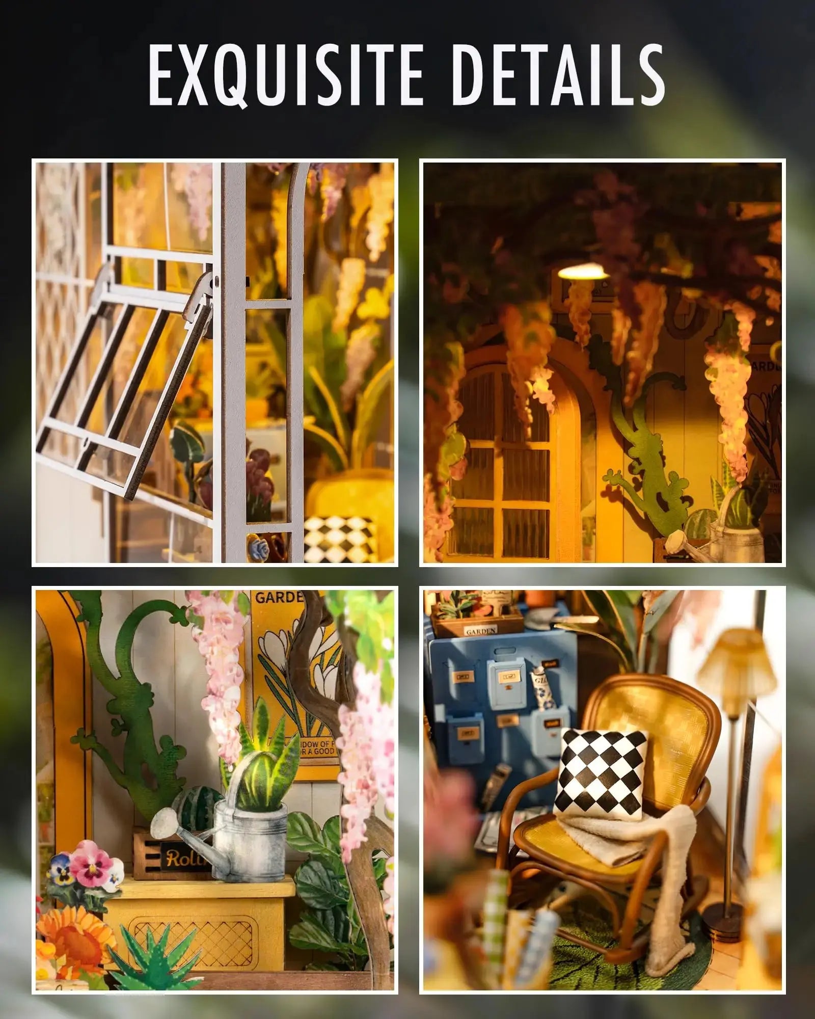 Mini Garden House Book Nook Kit GLR SHOPPING