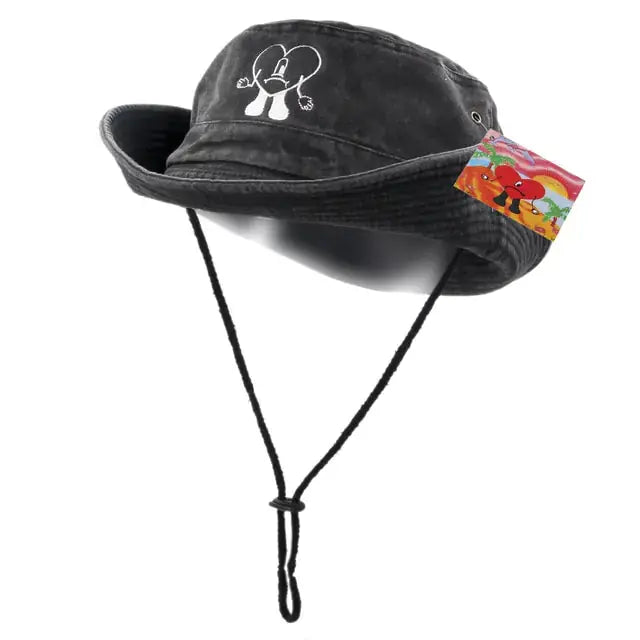 Foldable Cotton Embroidered Bucket Hat GLR SHOPPING