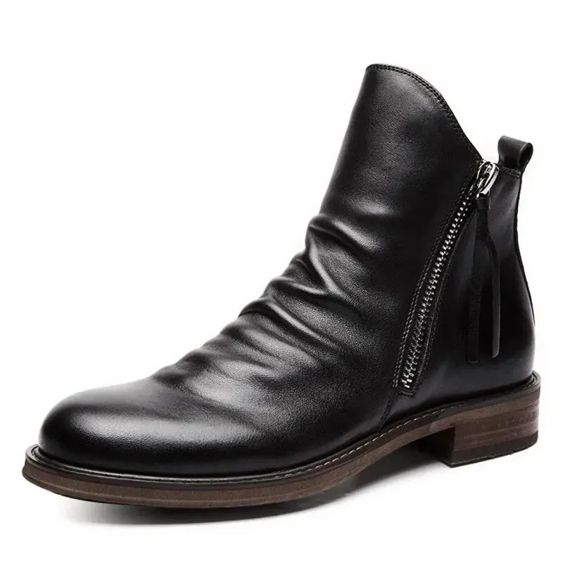 Men's Leather Boots GLR SHOPPING