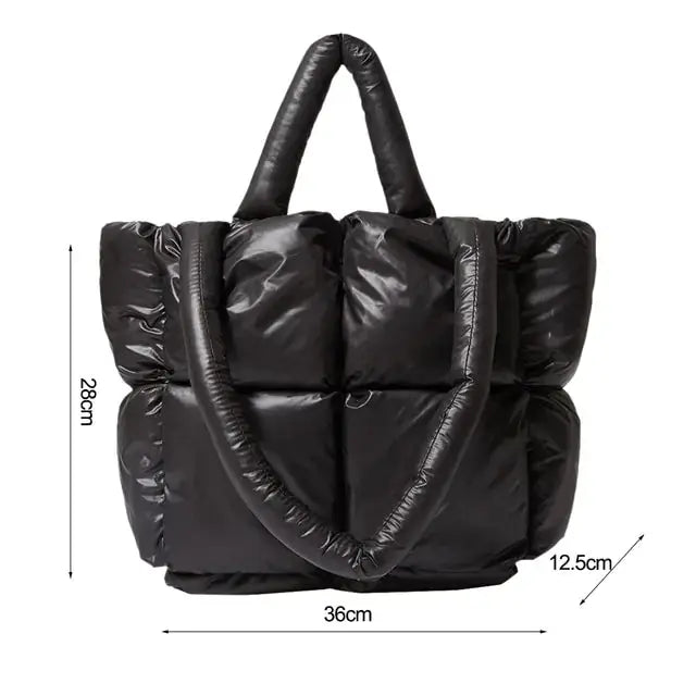 Fashion Large Tote Padded Handbags - GLR SHOPPING