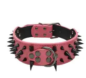 Spiked Studded Leather Collars GLR SHOPPING