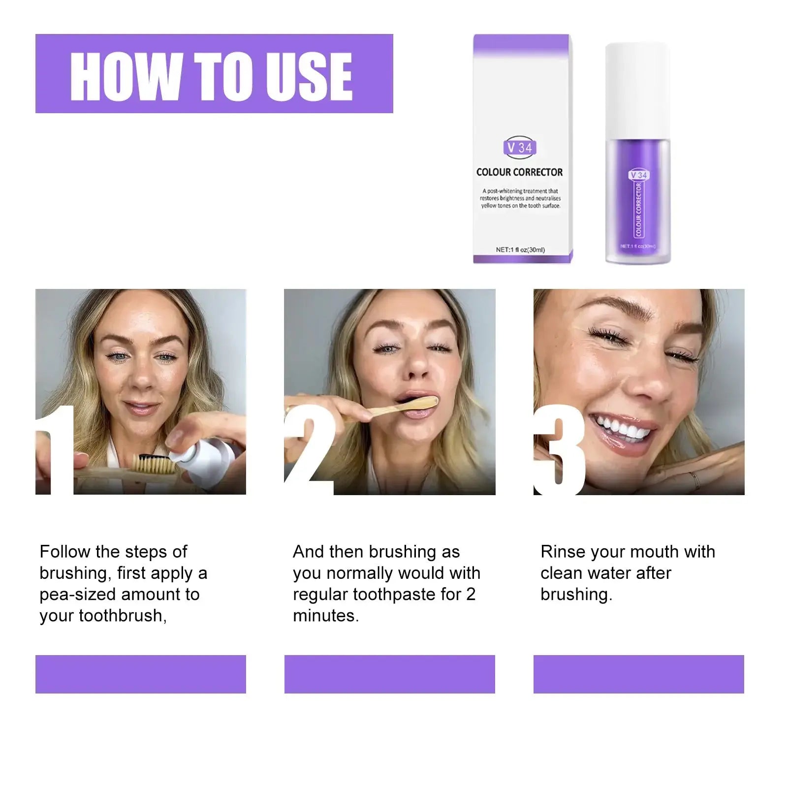 Teeth Intensive Whitening Toothpaste GLR SHOPPING