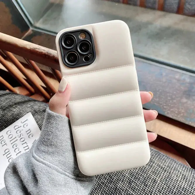 Jacket Puffer Bumper Matte Phone Case GLR SHOPPING