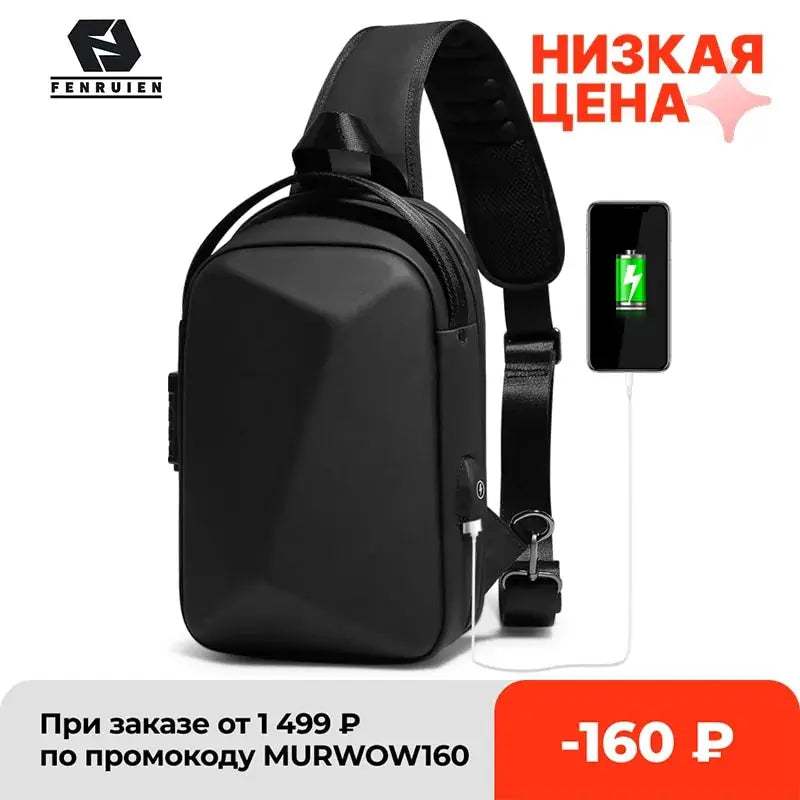 Anti-theft Men's Shoulder Bag GLR SHOPPING