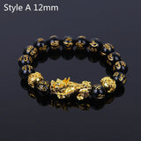 Feng Shui Wealth Bracelet: Black Beads