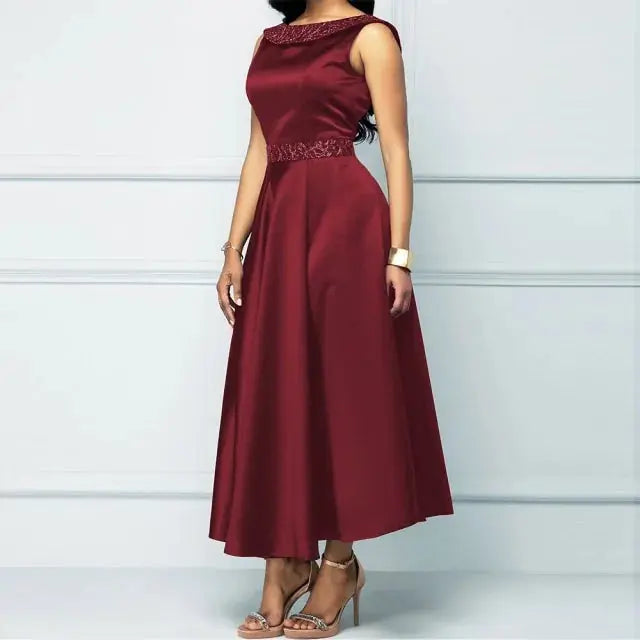 Vintage Elegant Sleeveless Dress GLR SHOPPING