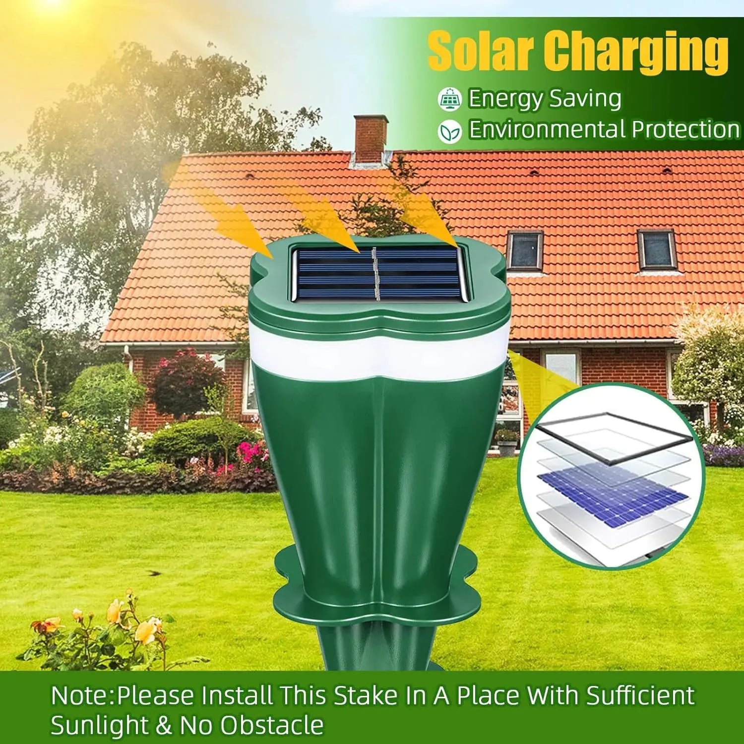 Solar Outdoor Rodent & Snake Repellent GLR SHOPPING