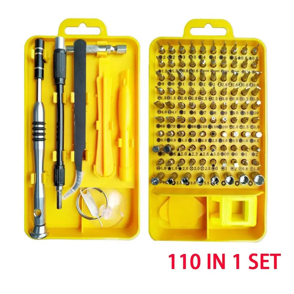 115-in-1 Precision Screwdriver Set for Mobile Phone and Watch Repair GLR SHOPPING