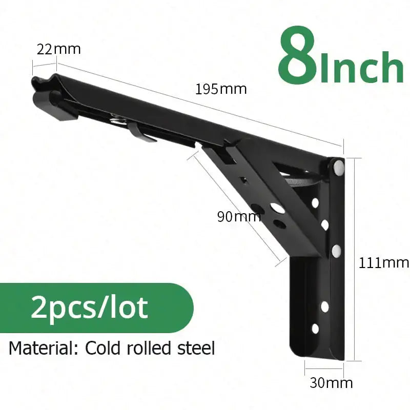 Folding Shelf Brackets Heavy Duty GLR SHOPPING