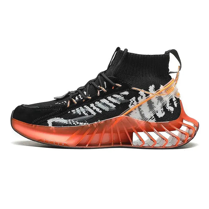 Men's Fluorescent Blade Sneakers GLR SHOPPING