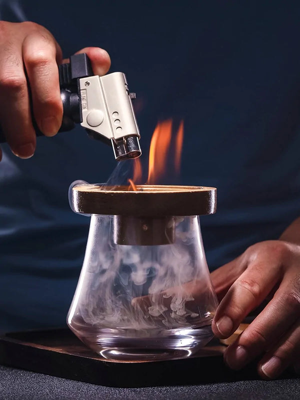 Cocktail Smoker with Wood Shavings