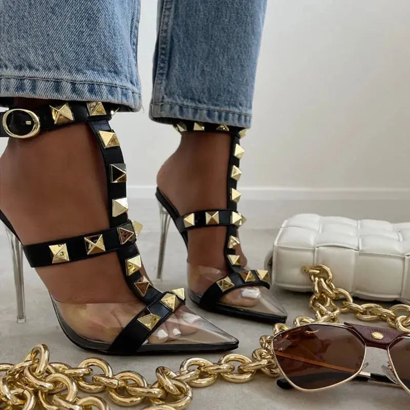 Women's High Heels Rivet GLR SHOPPING