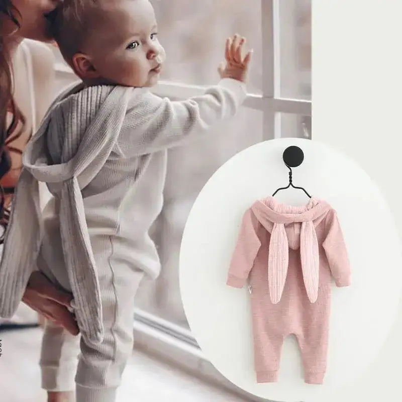 Rabbit Ear Hooded Baby Rompers GLR SHOPPING