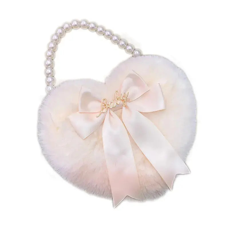 Heart Plush Hand Carrying Bag GLR SHOPPING