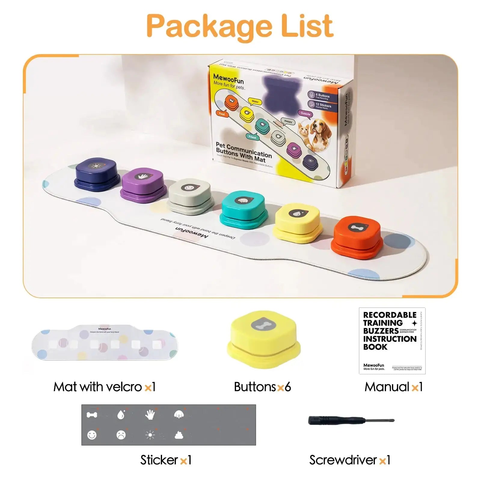 Training Buzzer Recordable Talking Button GLR SHOPPING