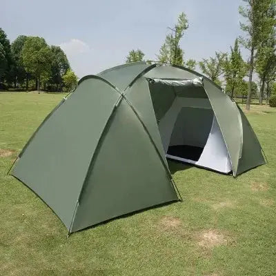 Large Camping Tent Double Layer Waterproof Two Bedrooms GLR SHOPPING