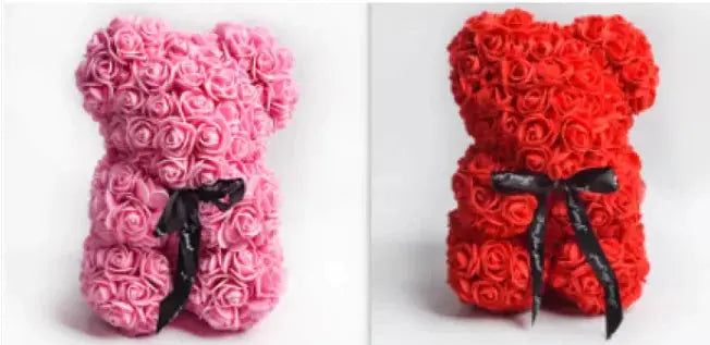 Rose Bear Teddy - Valentine's Day PE Foam Rose Bear GLR SHOPPING