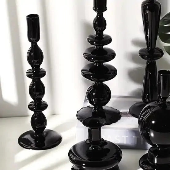 Rue Glass Candlestick GLR SHOPPING