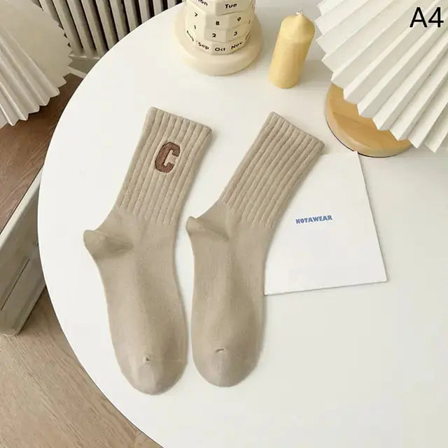 Women Tie-dye Middle Tube Socks GLR SHOPPING
