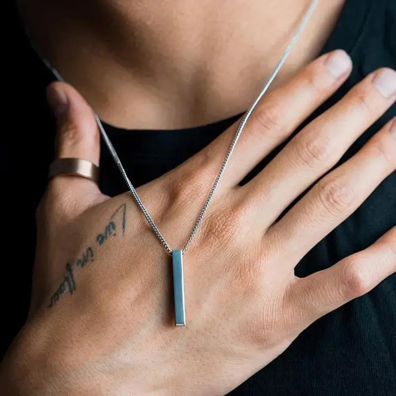 Rectangle Pendant Necklace GLR SHOPPING