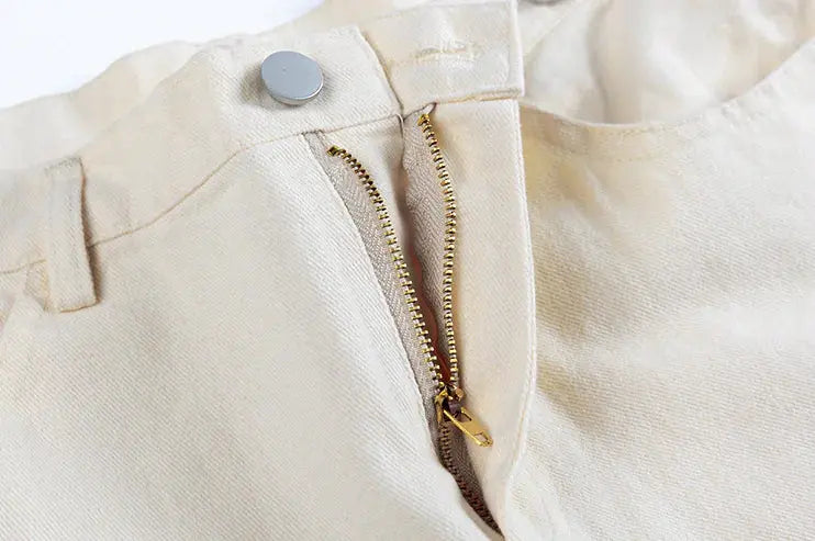 VG Cream Wide Pants GLR SHOPPING