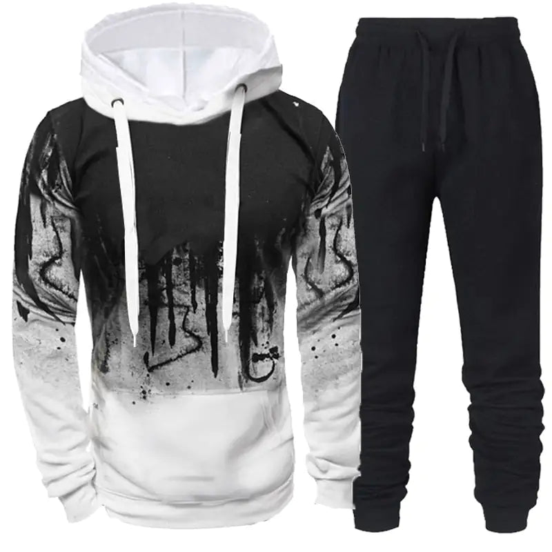 Tracksuit Hoodie and Pants Set