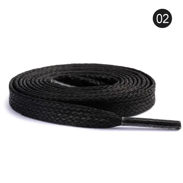 Flat Waxed Cotton Shoelaces Collection GLR SHOPPING