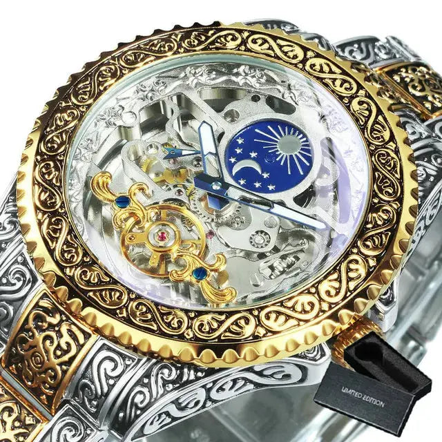Luxury Moon Phase Mechanical Watches - GLR SHOPPING