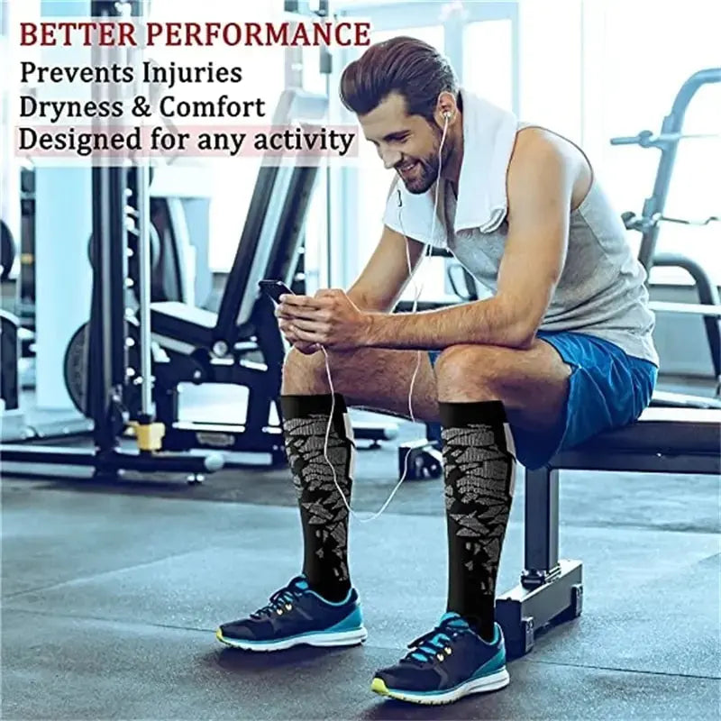 Graduated Compression Sports Recovery Socks GLR SHOPPING