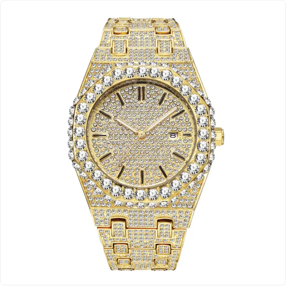 Men's Starry Diamond Quartz Watch GLR SHOPPING