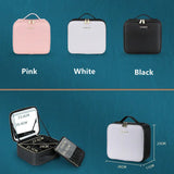 Smart LED Cosmetic Case with Mirror