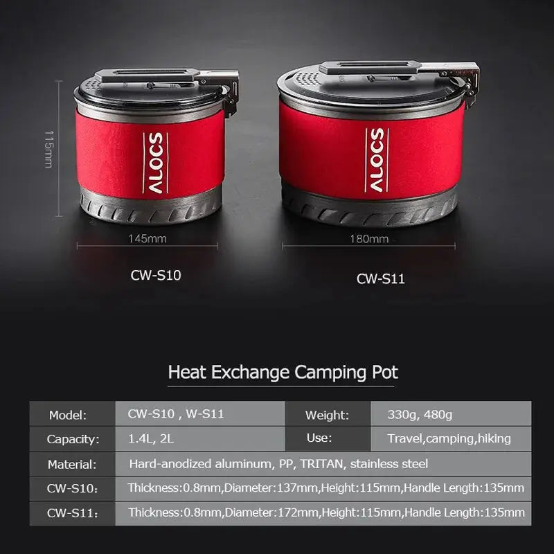 Outdoor Foldable Handle Cooking Pot GLR SHOPPING