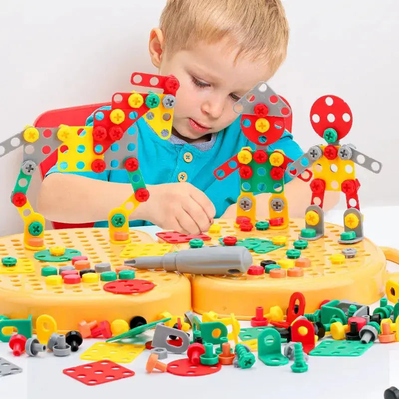 Children Electric Drill Toolbox Driller Games GLR SHOPPING